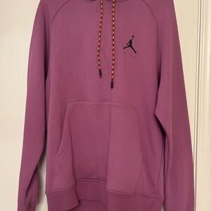 Jordan Purple Hoodie with Black Logo